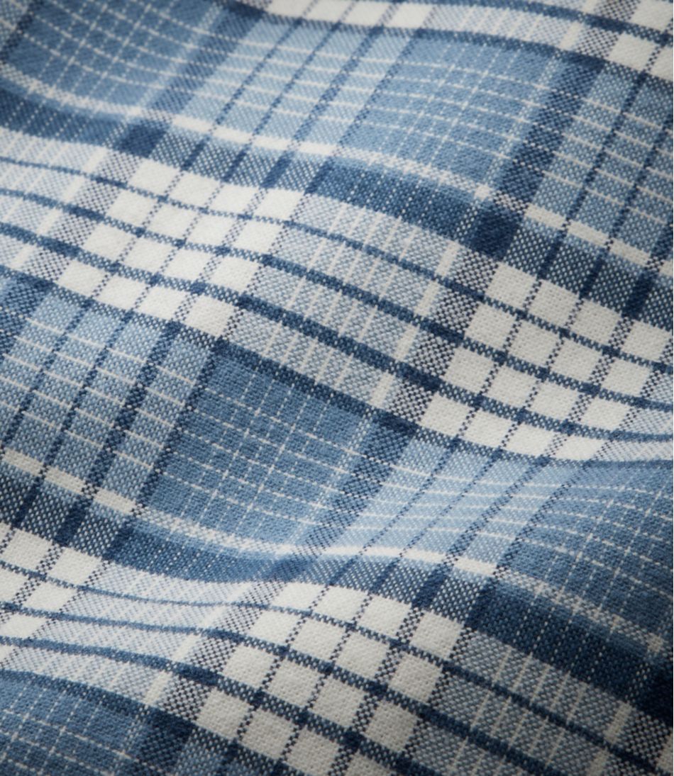 L.L.BeanMen's Comfort Stretch® Oxford Shirt, Traditional Untucked Fit, Plaid