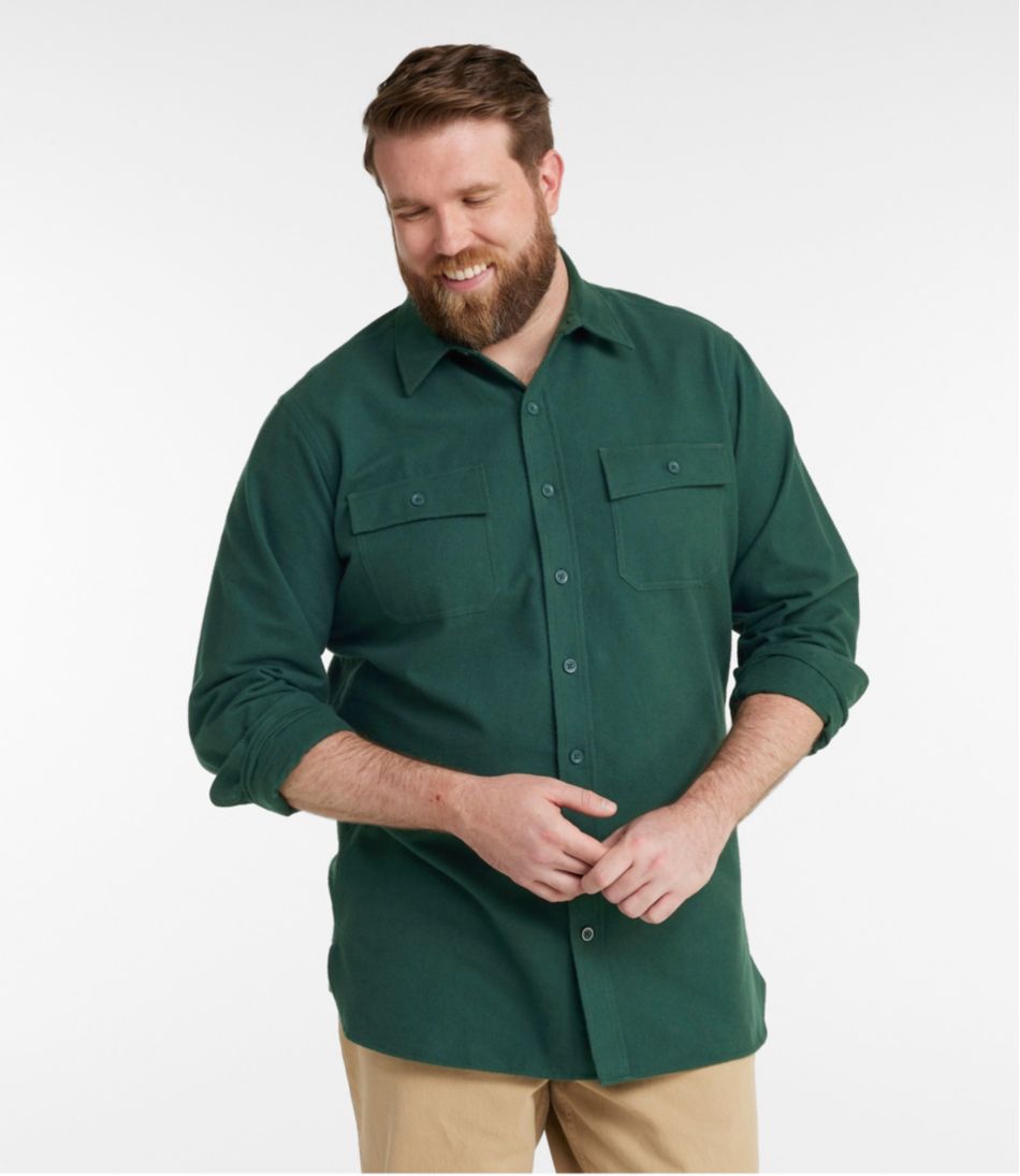 L.L.BeanMen's Chamois Shirt, Slightly Fitted