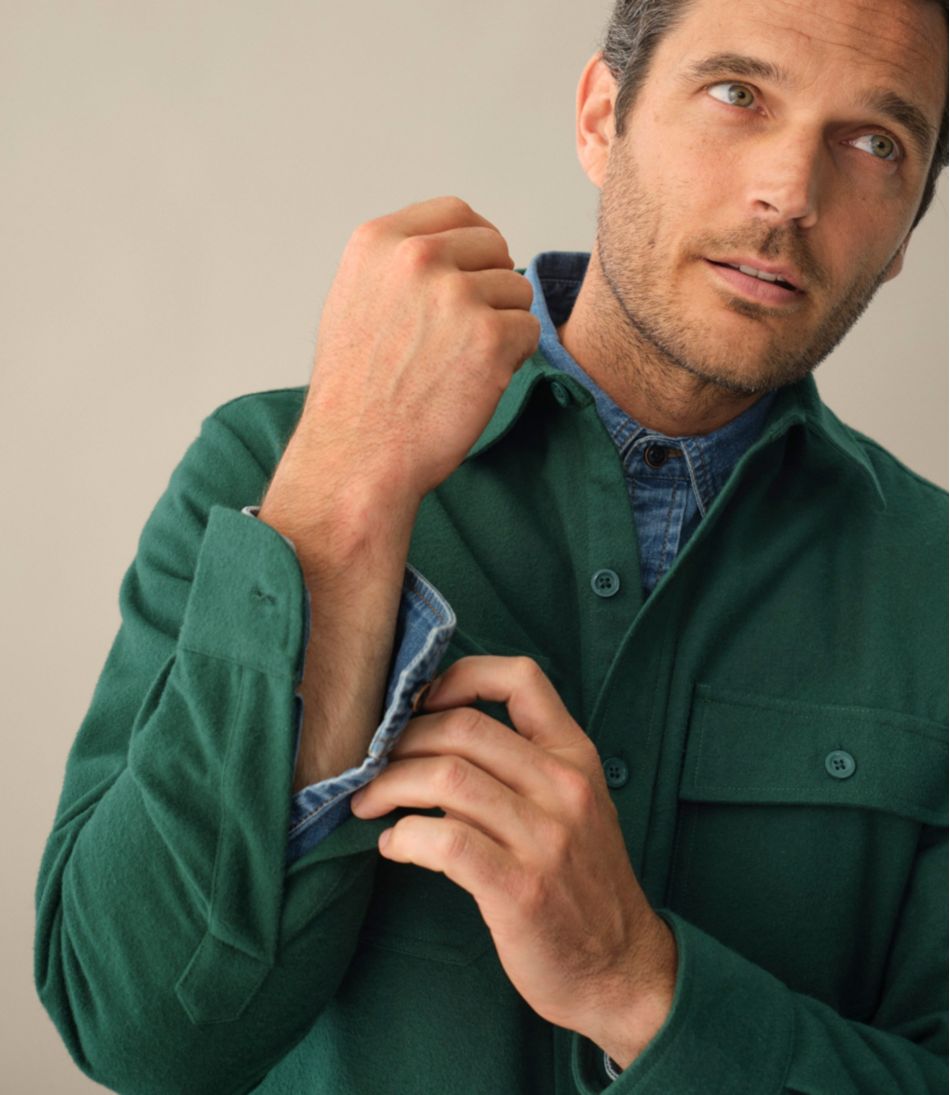 L.L.BeanMen's Chamois Shirt, Slightly Fitted