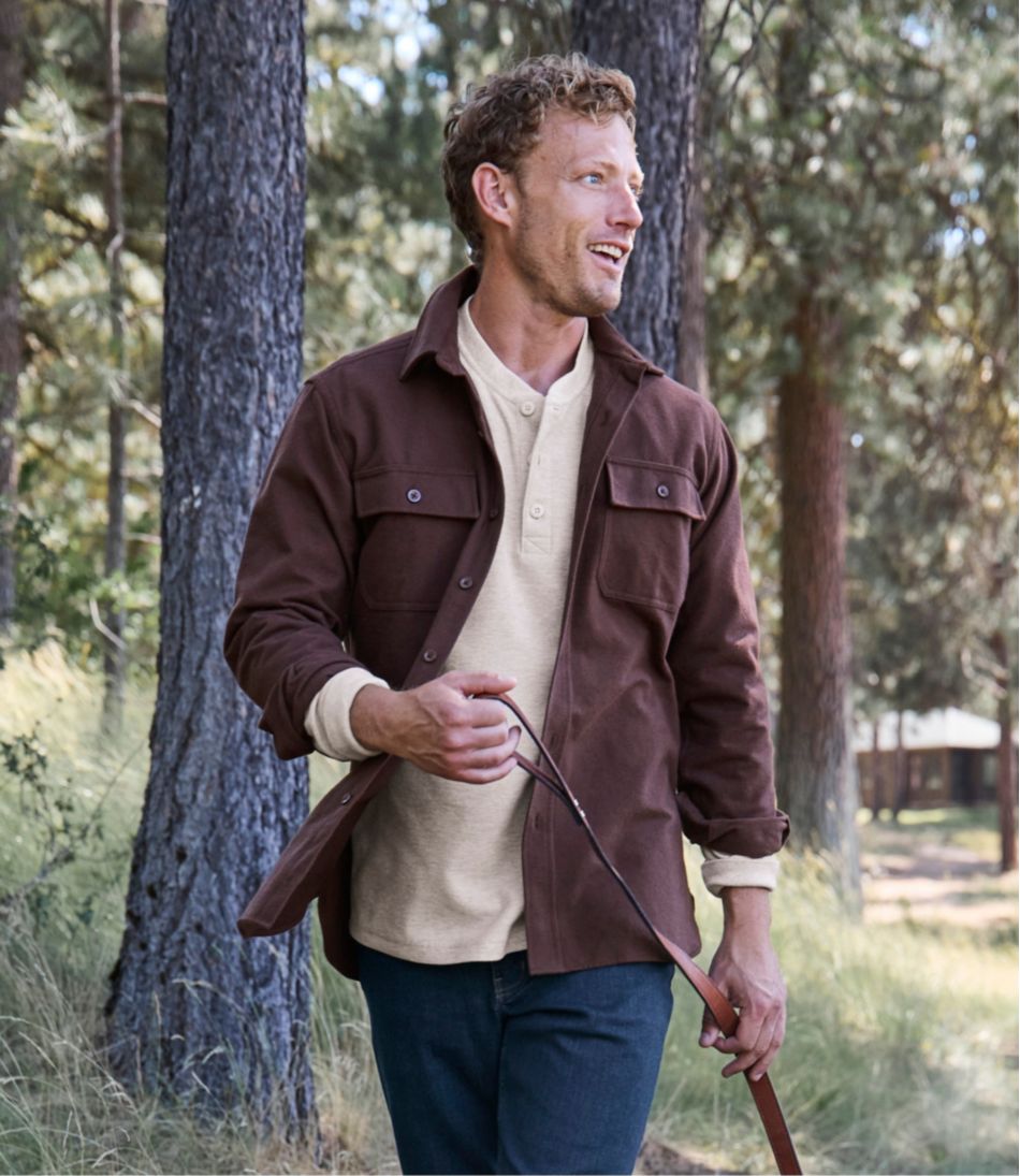 L.L.BeanMen's Chamois Shirt, Slightly Fitted