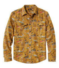 L.L.BeanMen's Signature 1933 Chamois Cloth Shirt, Slim Fit, Pattern