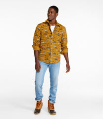L.L.BeanMen's Signature 1933 Chamois Cloth Shirt, Slim Fit, Pattern