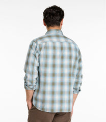 L.L.BeanMen's Comfort Stretch® Chambray Shirt, Traditional Untucked Fit, Long-Sleeve, Print