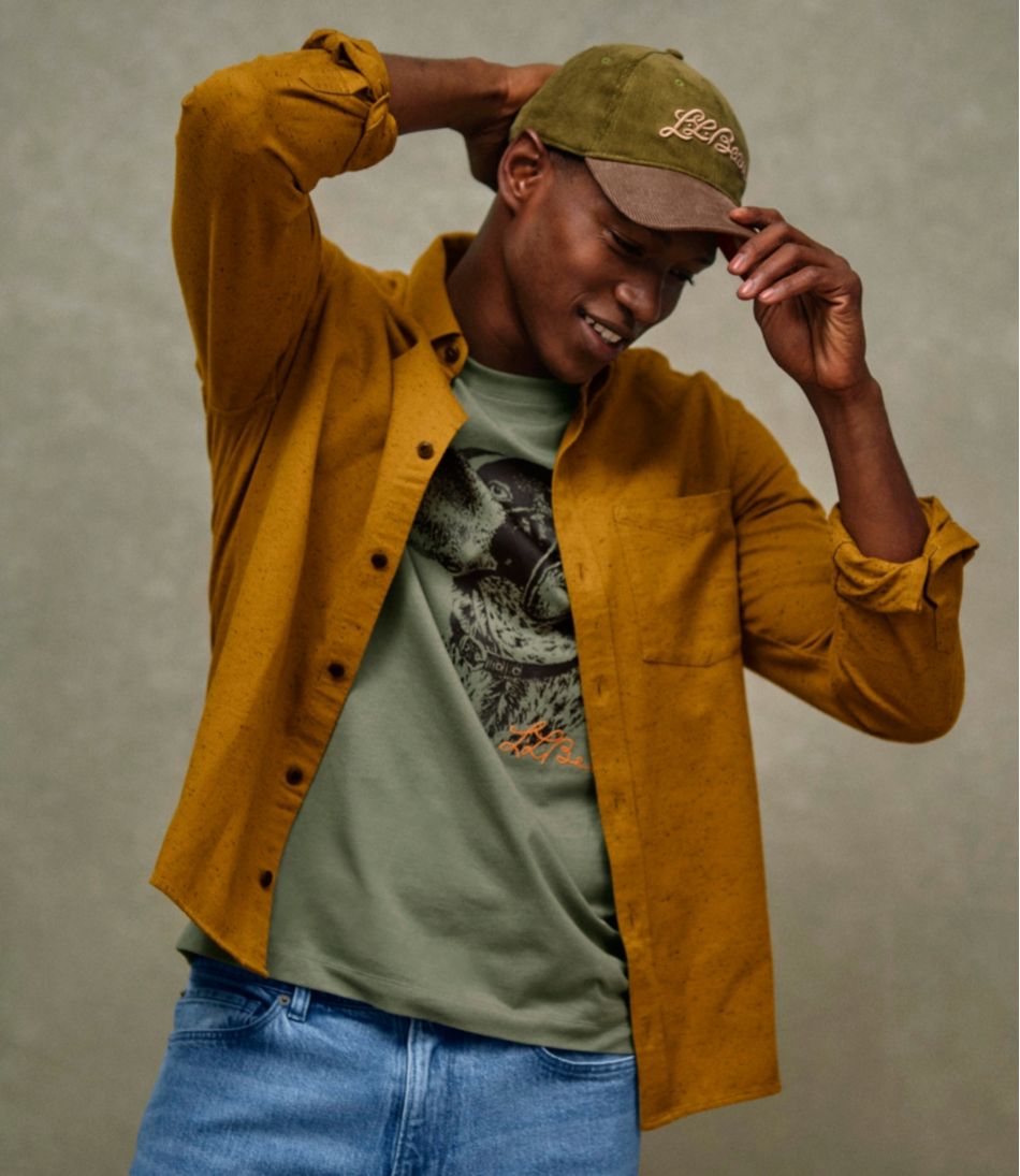 L.L.BeanMen's Signature Donegal Woven Shirt, Long-Sleeve