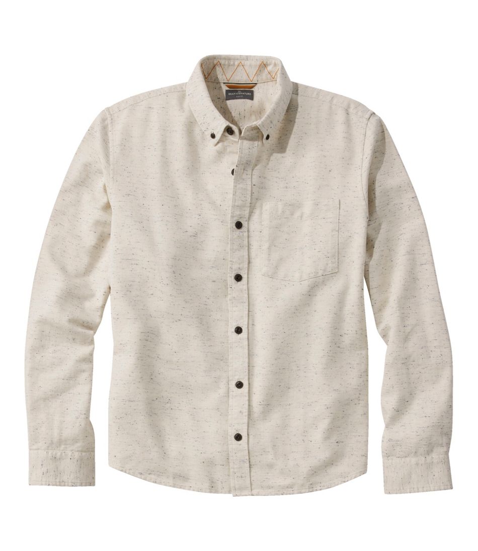 L.L.BeanMen's Signature Donegal Woven Shirt, Long-Sleeve