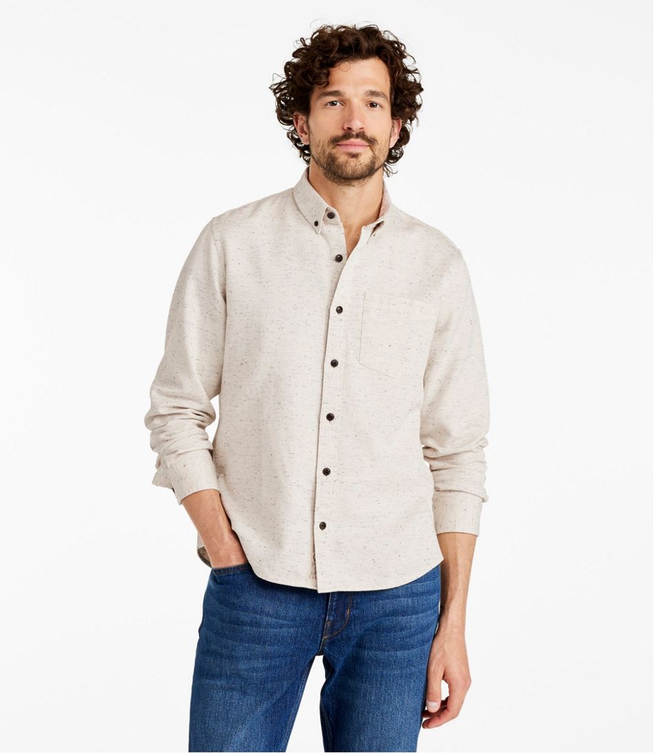 L.L.BeanMen's Signature Donegal Woven Shirt, Long-Sleeve