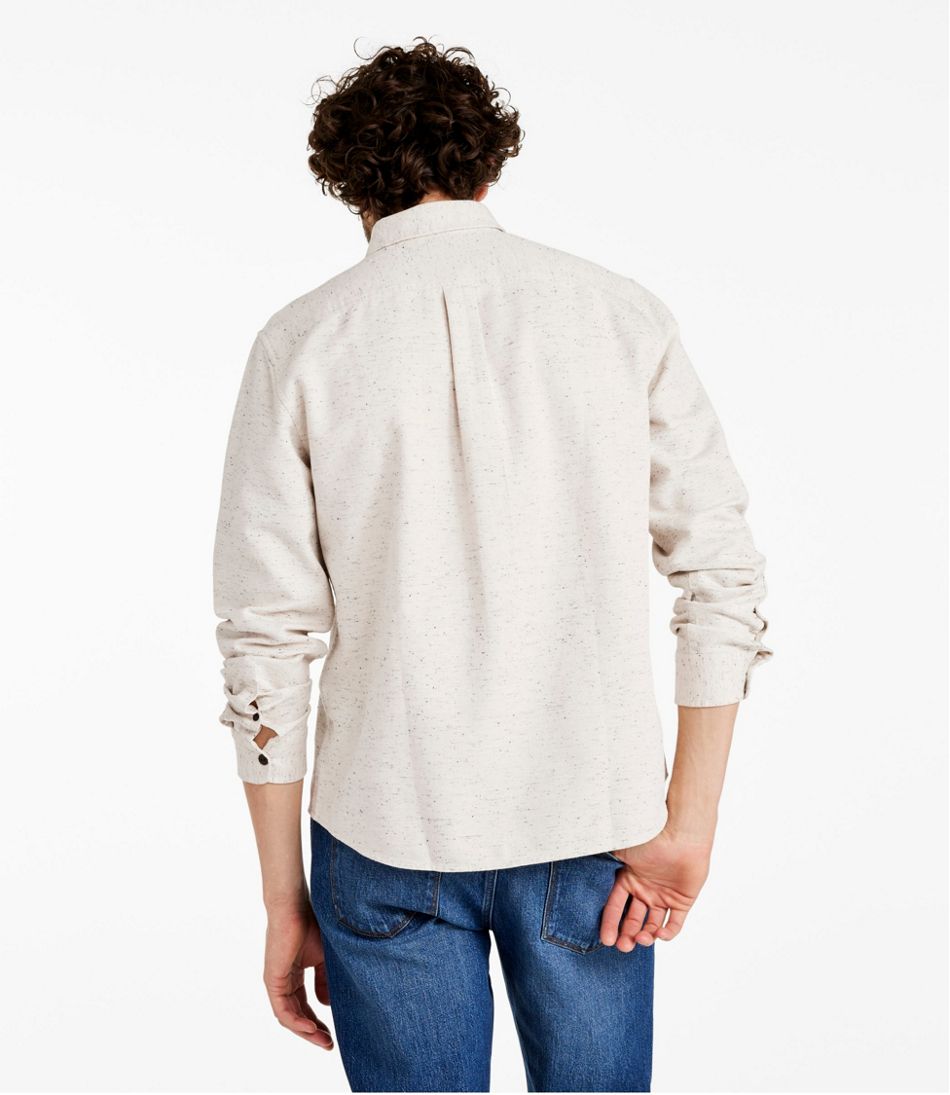 L.L.BeanMen's Signature Donegal Woven Shirt, Long-Sleeve