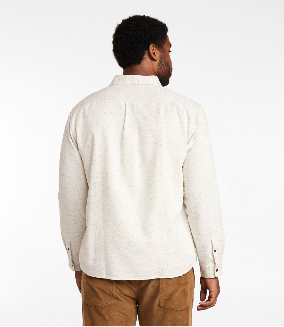 L.L.BeanMen's Signature Donegal Woven Shirt, Long-Sleeve