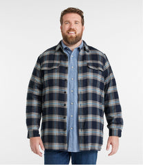 L.L.BeanMen's Fleece-Lined Flannel Shirt, Traditional Fit