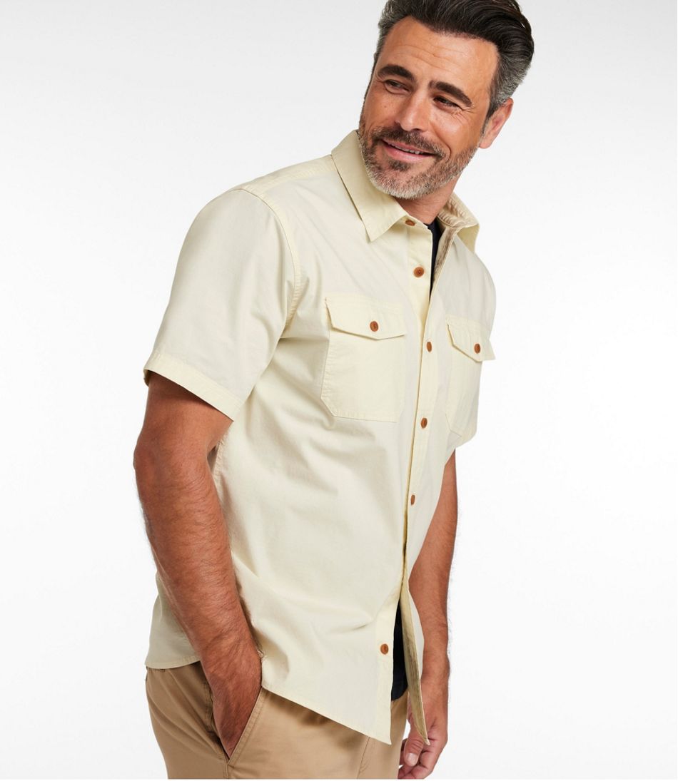 L.L.BeanMen's Riverton Ripstop Shirt, Short-Sleeve, Traditional Untucked Fit
