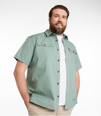 L.L.BeanMen's Riverton Ripstop Shirt, Short-Sleeve, Traditional Untucked Fit