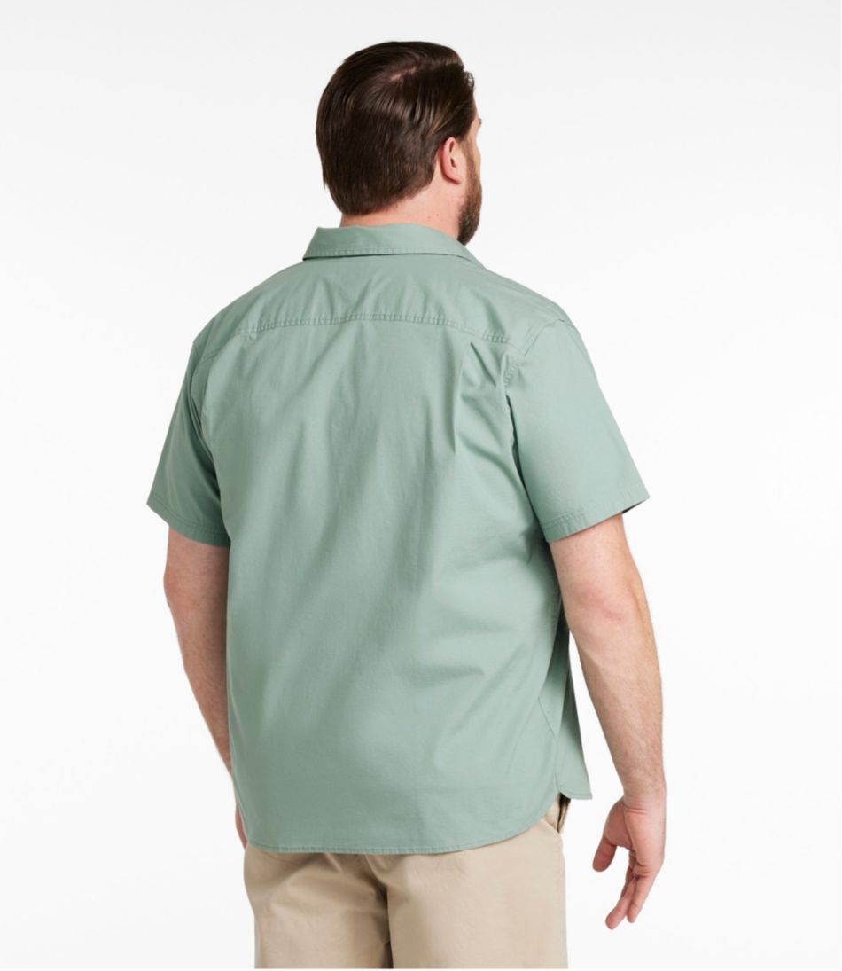L.L.BeanMen's Riverton Ripstop Shirt, Short-Sleeve, Traditional Untucked Fit