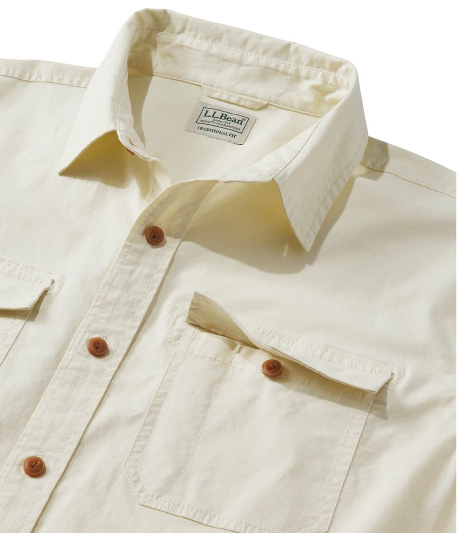 L.L.BeanMen's Riverton Ripstop Shirt, Short-Sleeve, Traditional Untucked Fit