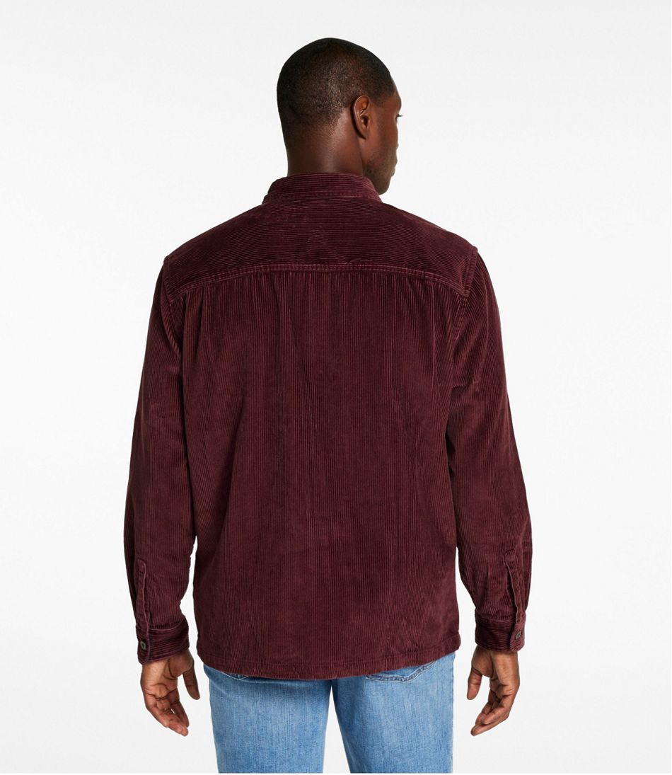 L.L.BeanMen's Rangeley Corduroy Shirt, Slightly Fitted
