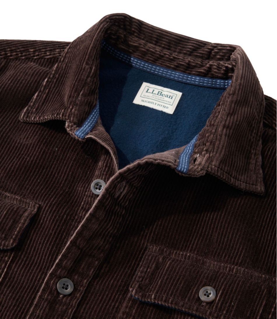 L.L.BeanMen's Rangeley Corduroy Shirt, Slightly Fitted
