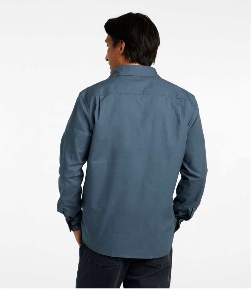 L.L.BeanMen's BeanFlex® Twill Shirt, Slightly Fitted Untucked Fit, Long-Sleeve