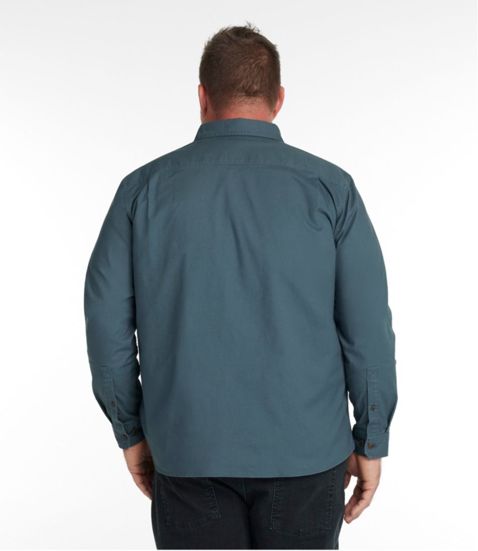 L.L.BeanMen's BeanFlex® Twill Shirt, Slightly Fitted Untucked Fit, Long-Sleeve