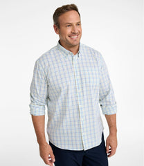 L.L.BeanMen's Comfort Stretch Performance® Shirt, Long-Sleeve, Slightly Fitted Untucked Fit, Plaid