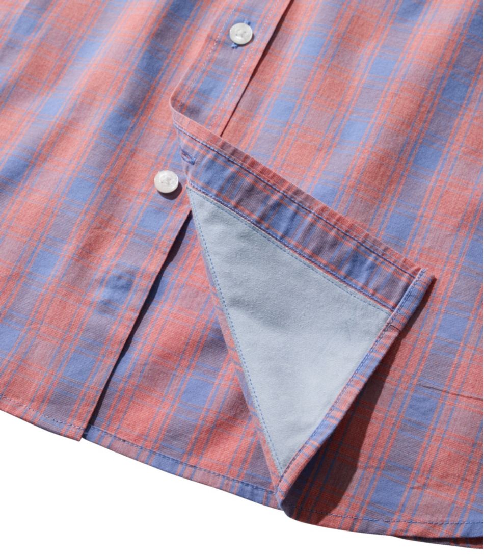 L.L.BeanMen's Comfort Stretch Performance® Shirt, Long-Sleeve, Slightly Fitted Untucked Fit, Plaid