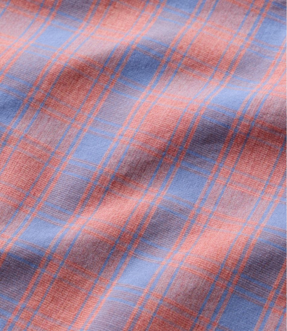 L.L.BeanMen's Comfort Stretch Performance® Shirt, Long-Sleeve, Slightly Fitted Untucked Fit, Plaid