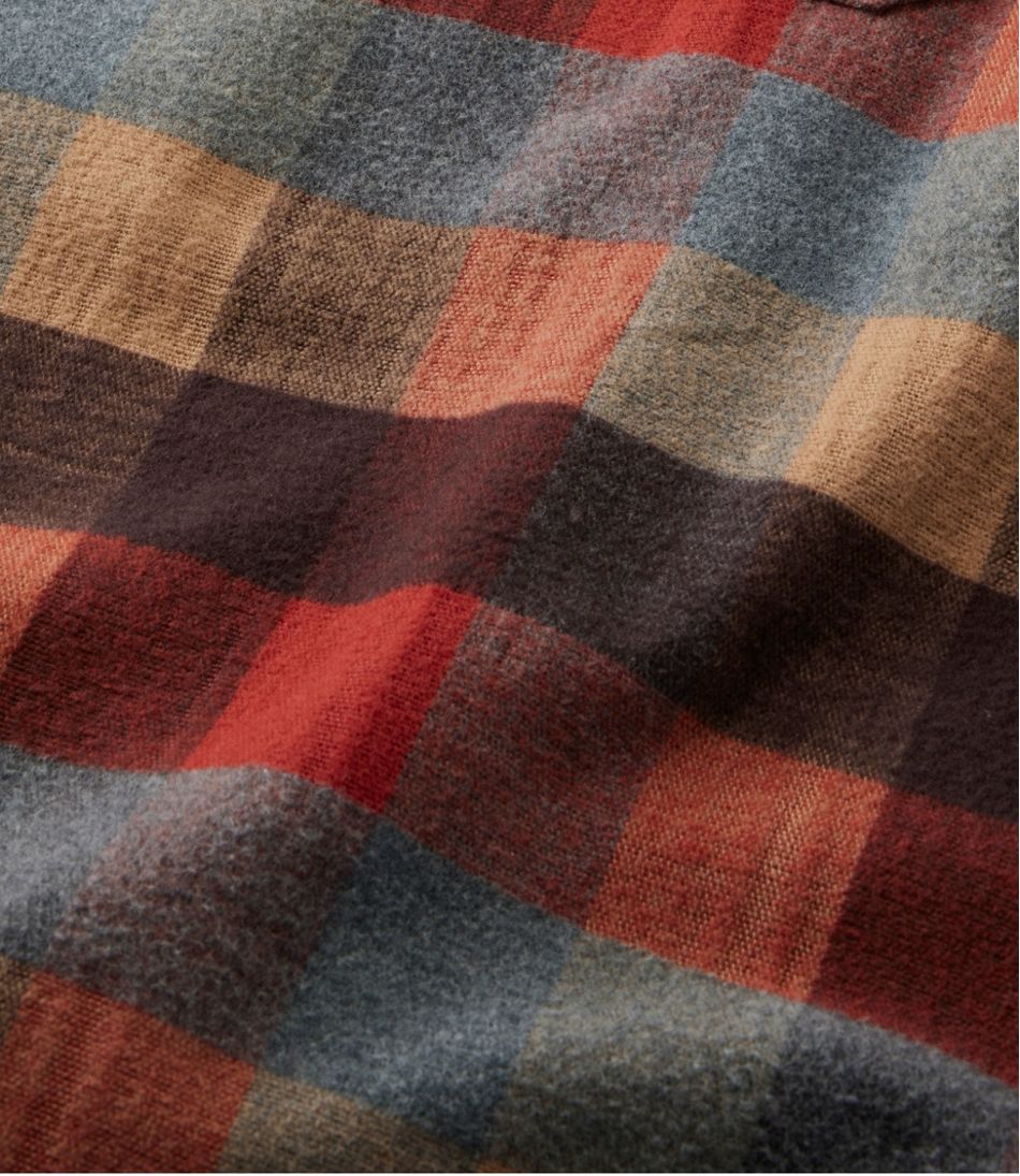 L.L.BeanMen's Chamois Shirt, Slightly Fitted, Plaid