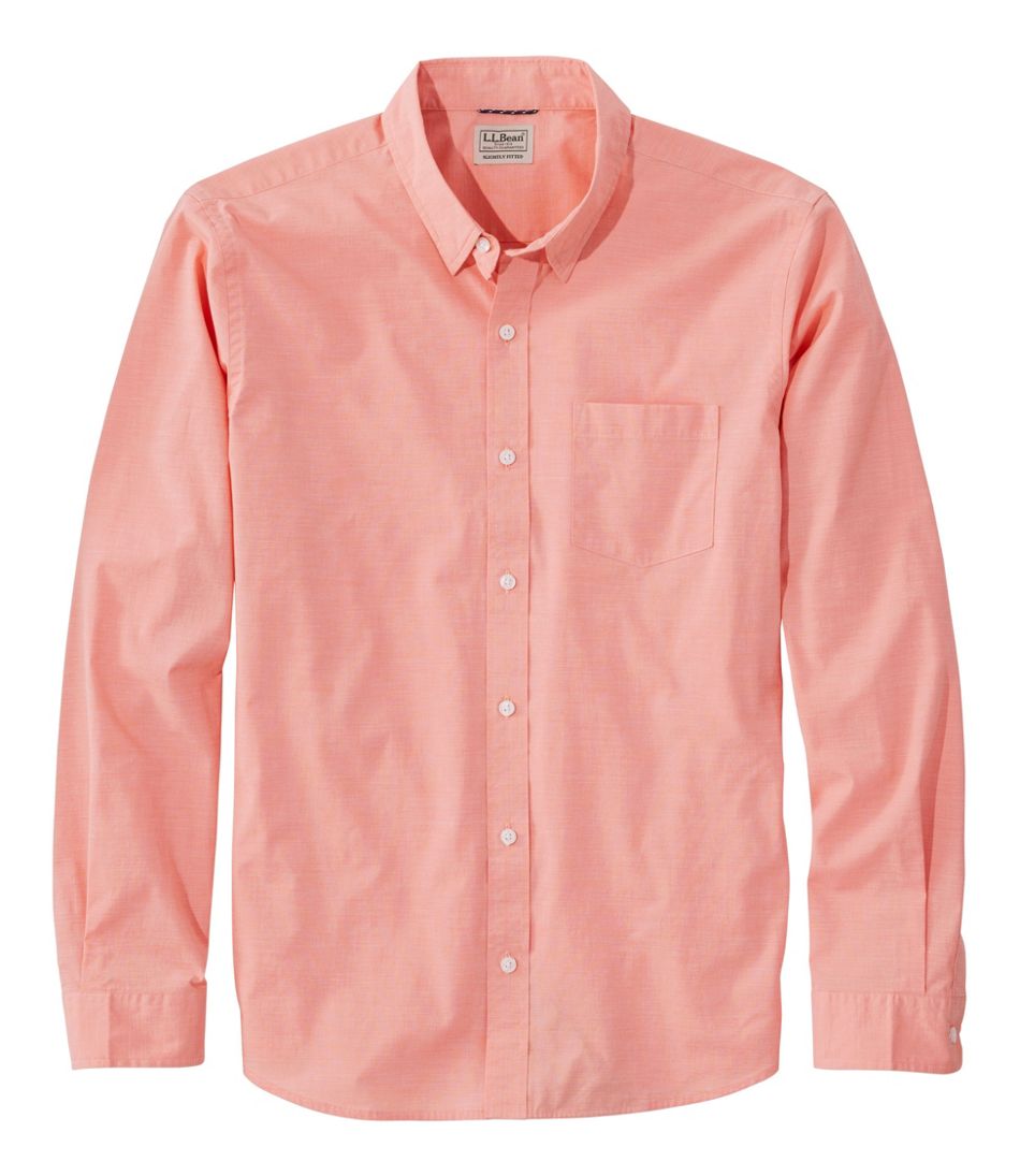 L.L.BeanMen's Comfort Stretch Performance® Shirt, Long-Sleeve, Slightly Fitted Untucked Fit
