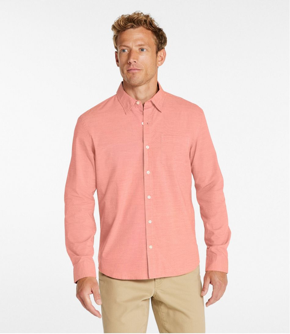 L.L.BeanMen's Comfort Stretch Performance® Shirt, Long-Sleeve, Slightly Fitted Untucked Fit