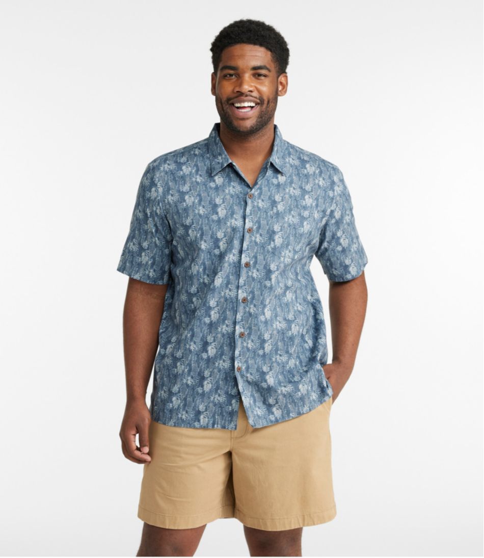 L.L.BeanMen's Tropics Shirt, Short-Sleeve Print