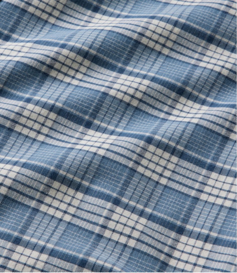 L.L.BeanMen's Comfort Stretch® Oxford Shirt, Slightly Fitted Untucked Fit, Plaid
