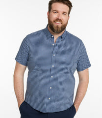 L.L.BeanMen's Comfort Stretch Performance® Shirt, Short-Sleeve, Slightly Fitted Untucked Fit, Plaid