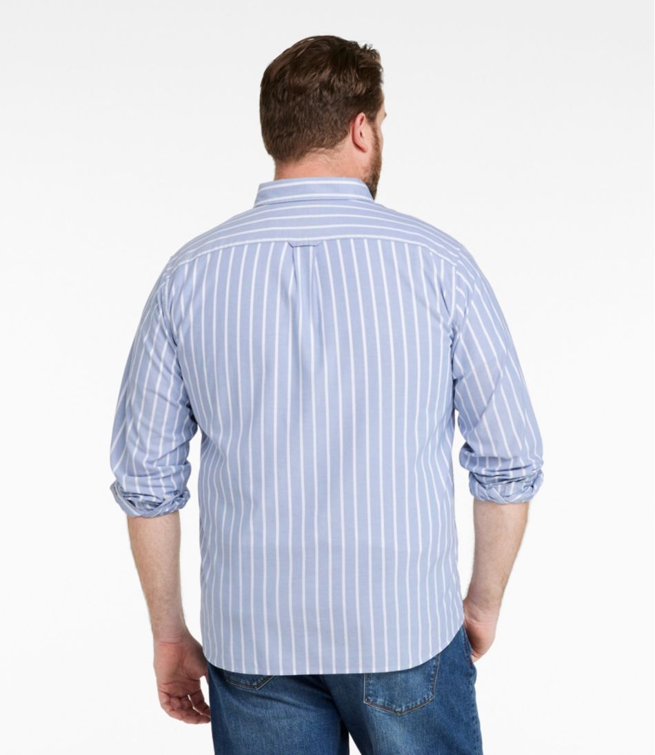 L.L.BeanMen's Signature Premium Pima Cotton Oxford Shirt, Long-Sleeve