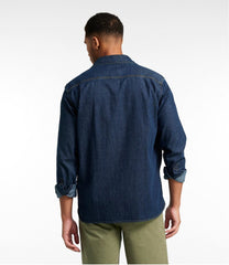 L.L.BeanMen's BeanFlex® Denim Shirt, Traditional Untucked Fit