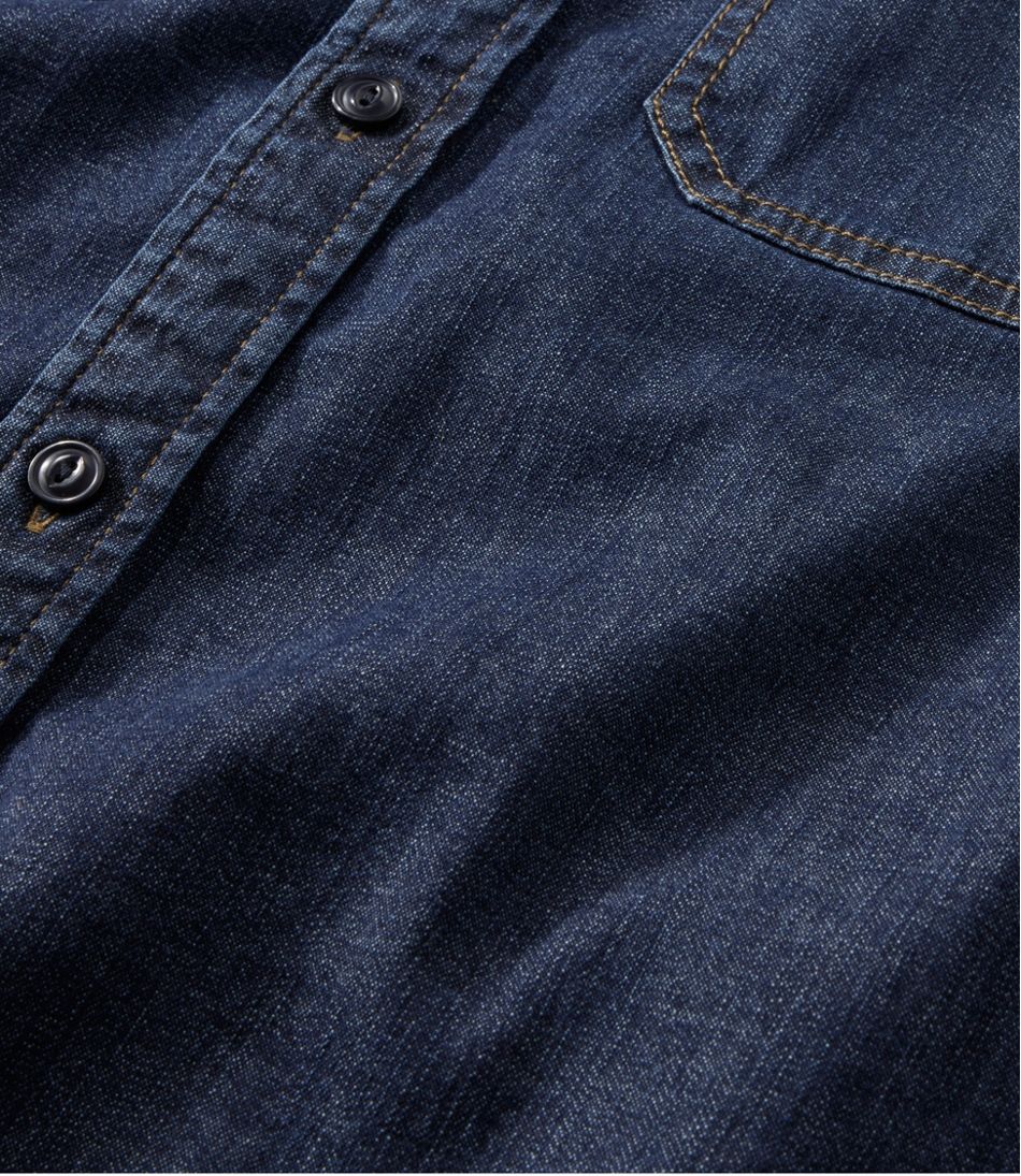 L.L.BeanMen's BeanFlex® Denim Shirt, Traditional Untucked Fit