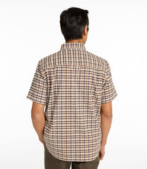 L.L.BeanMen's Stonecoast Hemp Shirt, Short-Sleeve, Slightly Fitted Untucked Fit