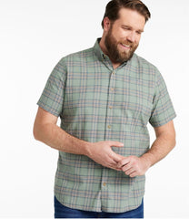 L.L.BeanMen's Stonecoast Hemp Shirt, Short-Sleeve, Slightly Fitted Untucked Fit