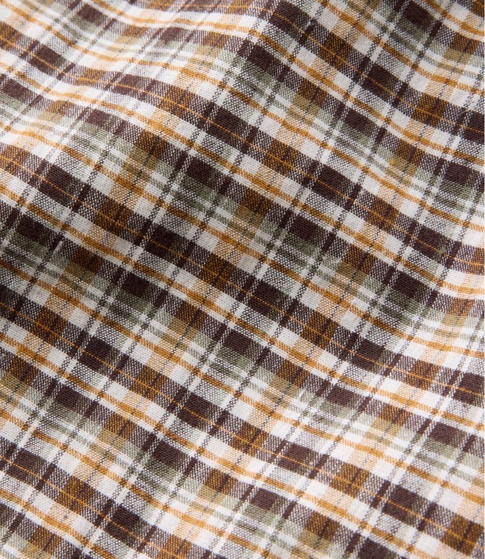 L.L.BeanMen's Stonecoast Hemp Shirt, Short-Sleeve, Slightly Fitted Untucked Fit