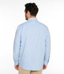L.L.BeanMen's Comfort Stretch Oxford Shirt, Traditional Untucked Fit, Stripe