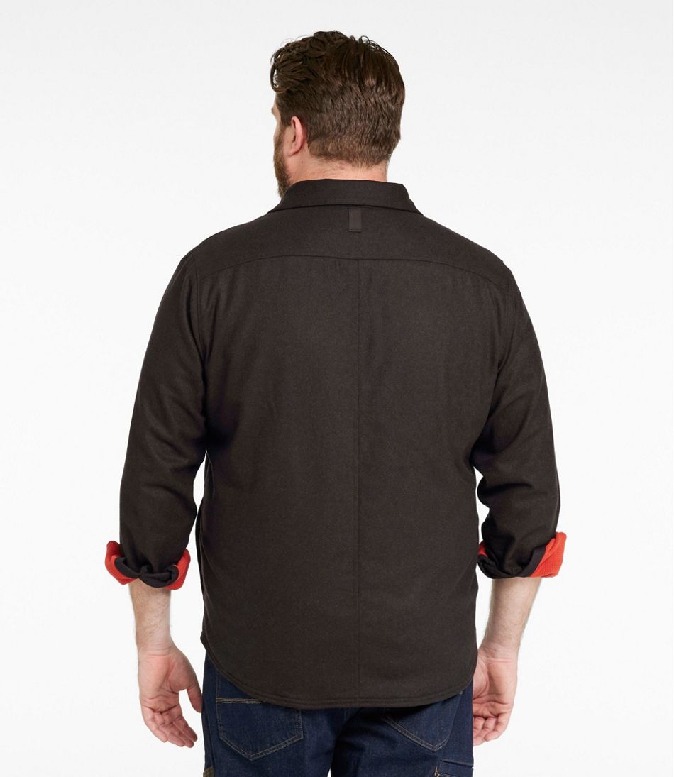 L.L.BeanMen's Maine Guide Lightweight Lined Wool Field Shirt