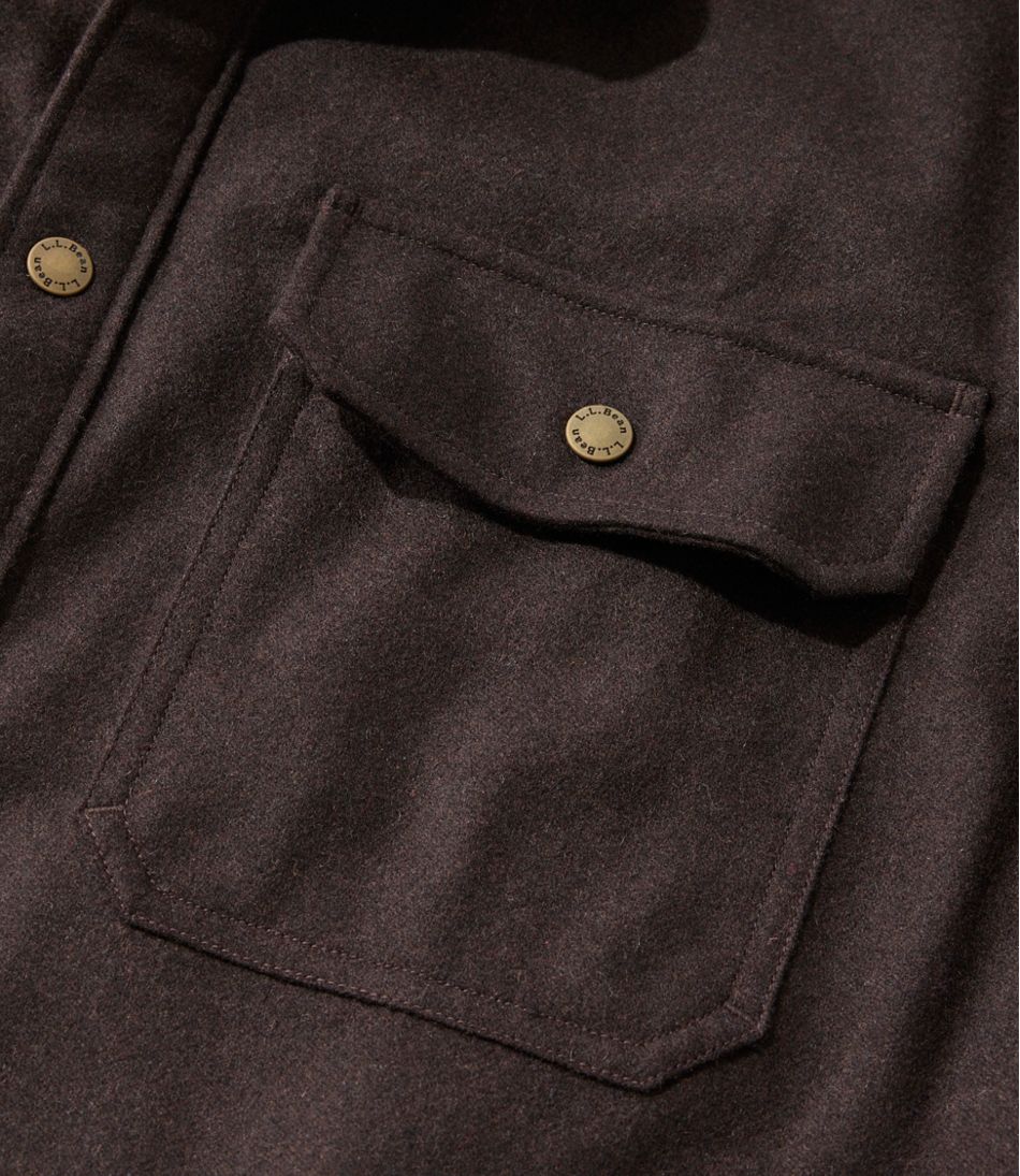 L.L.BeanMen's Maine Guide Lightweight Lined Wool Field Shirt