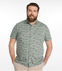 L.L.BeanMen's Lakewashed Performance Shirts, Button-Front Shirt, Short-Sleeve, Print