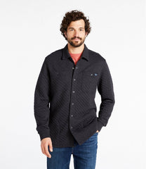L.L.BeanMen's Quilted Sweatshirts, Snap Overshirt