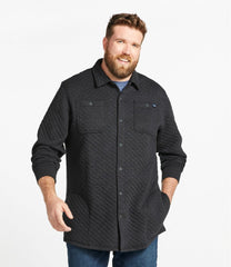 L.L.BeanMen's Quilted Sweatshirts, Snap Overshirt
