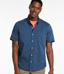 L.L.BeanMen's Comfort Stretch Performance® Shirt, Short-Sleeve, Slightly Fitted Untucked Fit, Print