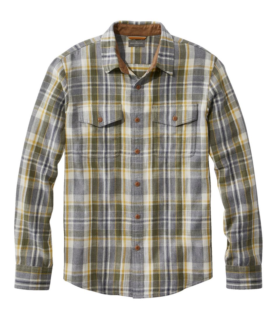 L.L.BeanMen's Signature Heritage Textured Flannel Shirt