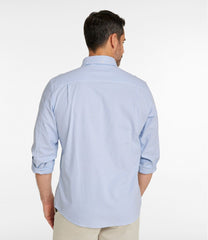 L.L.BeanMen's Comfort Stretch Oxford Shirt, Slightly Fitted Untucked Fit, Stripe