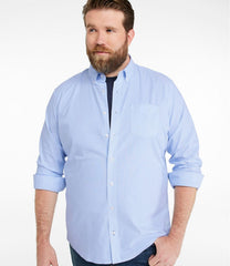 L.L.BeanMen's Comfort Stretch Oxford Shirt, Slightly Fitted Untucked Fit, Stripe