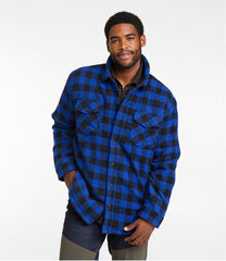 L.L.BeanMen's Maine Guide Sherpa Lined Wool Shirt