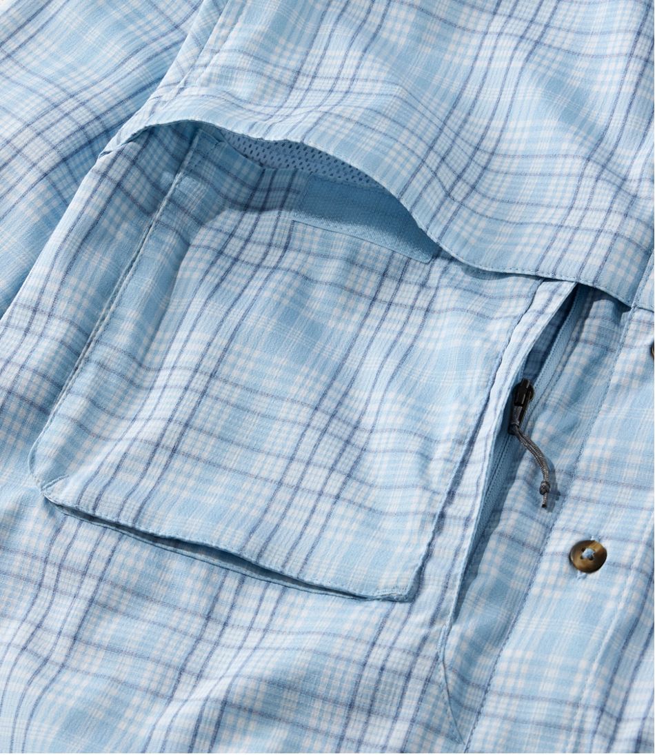 L.L.BeanMen's Tropicwear Shirt, Plaid Long-Sleeve