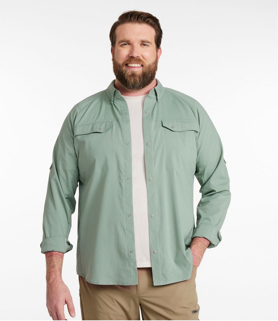 L.L.BeanMen's Tropicwear CoolPro Fishing Shirt, Long-Sleeve