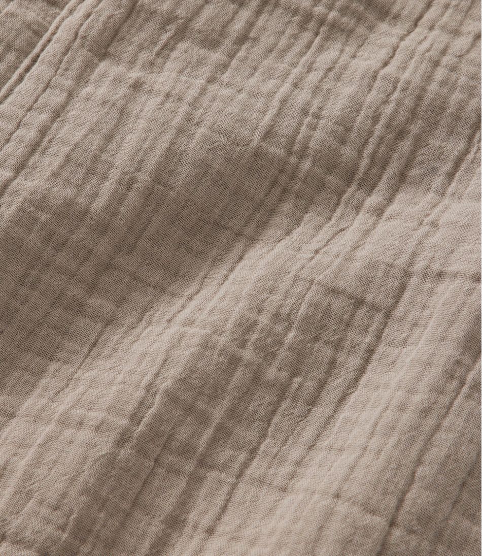 L.L.BeanMen's Cloud Gauze Shirt, Short-Sleeve, Slightly Fitted Untucked Fit